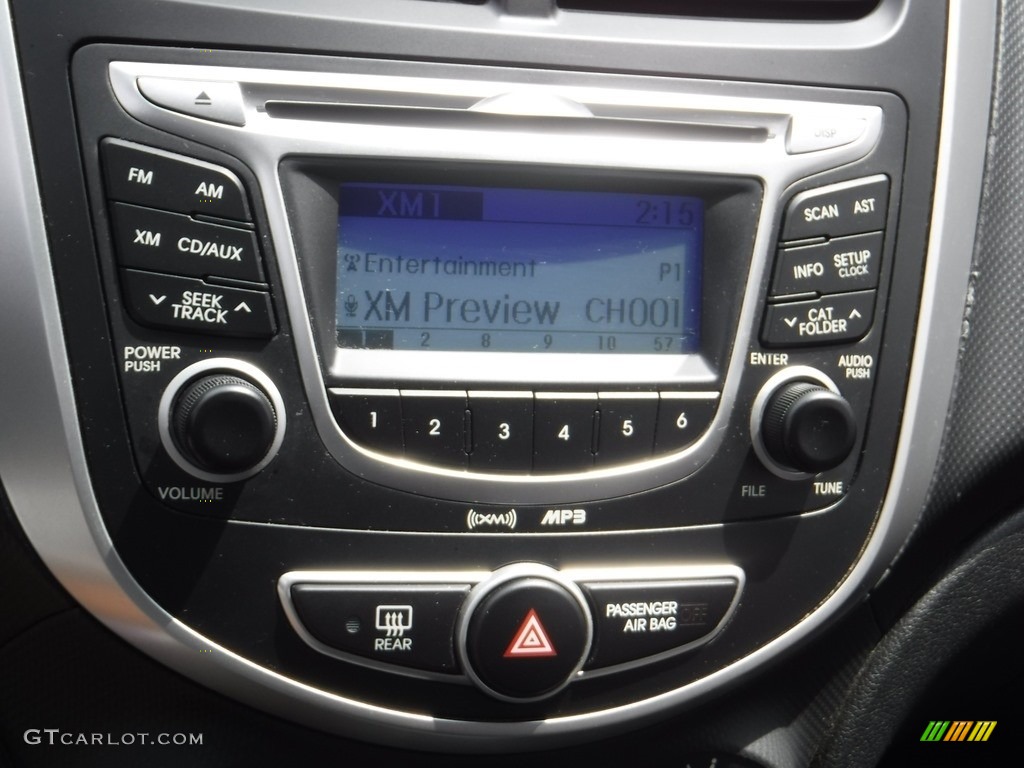 2012 Accent GS 5 Door - Electrolyte Green / Gray photo #16