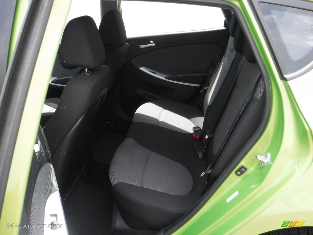 2012 Accent GS 5 Door - Electrolyte Green / Gray photo #25