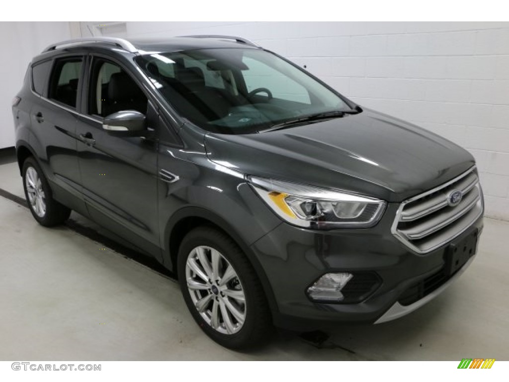 2017 Escape Titanium 4WD - Magnetic / Charcoal Black photo #3