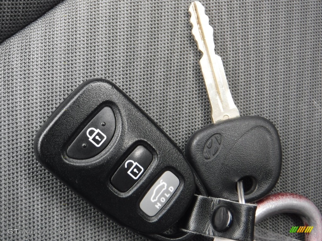 2012 Elantra GLS - Midnight Black / Gray photo #17