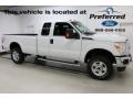 Oxford White - F250 Super Duty XLT Super Cab 4x4 Photo No. 1