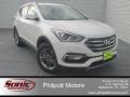 2017 Pearl White Hyundai Santa Fe Sport FWD  photo #2