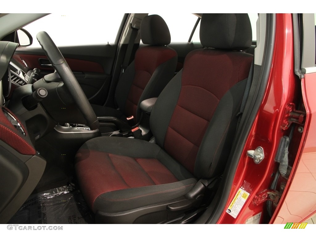 2012 Cruze LT - Crystal Red Metallic / Jet Black/Sport Red photo #5