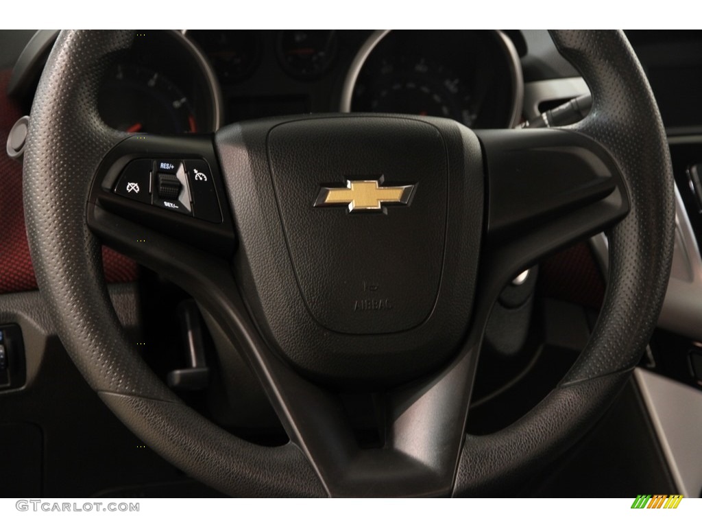 2012 Cruze LT - Crystal Red Metallic / Jet Black/Sport Red photo #6