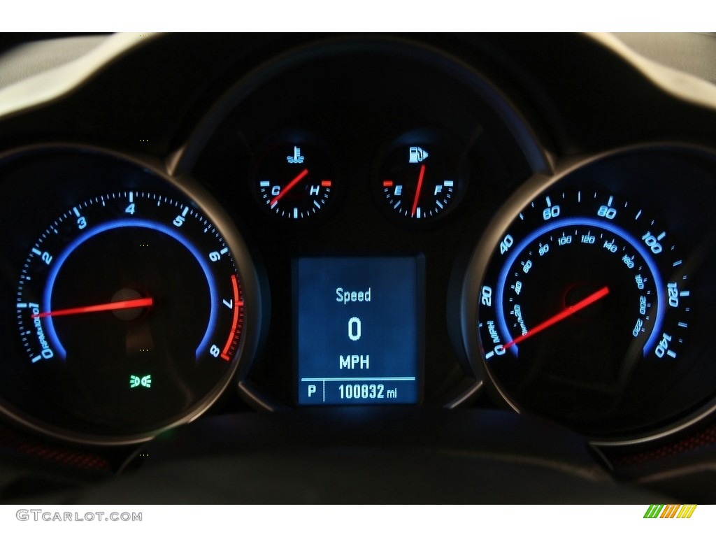 2012 Cruze LT - Crystal Red Metallic / Jet Black/Sport Red photo #7