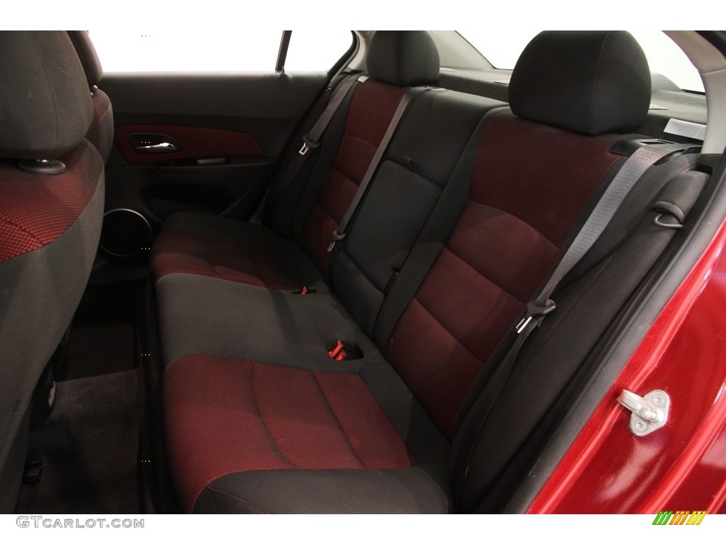 2012 Cruze LT - Crystal Red Metallic / Jet Black/Sport Red photo #12