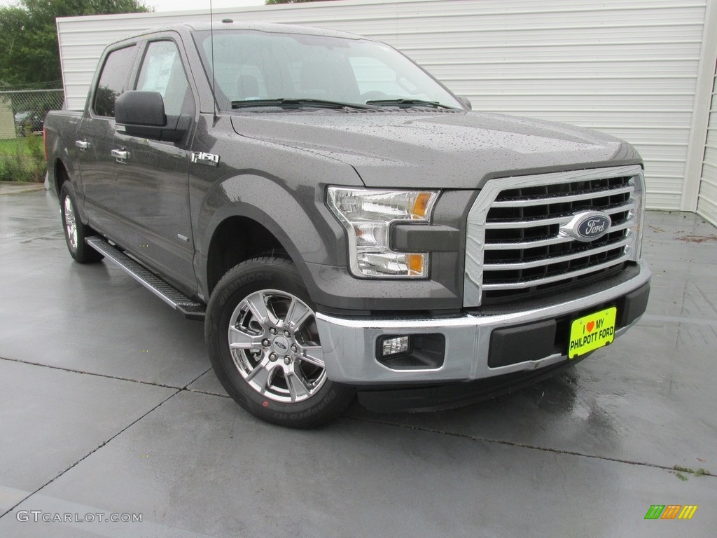 2016 F150 XLT SuperCrew - Magnetic / Medium Earth Gray photo #2