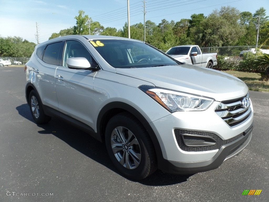 Sparkling Silver 2016 Hyundai Santa Fe Sport Standard Santa Fe Sport Model Exterior Photo #113486205