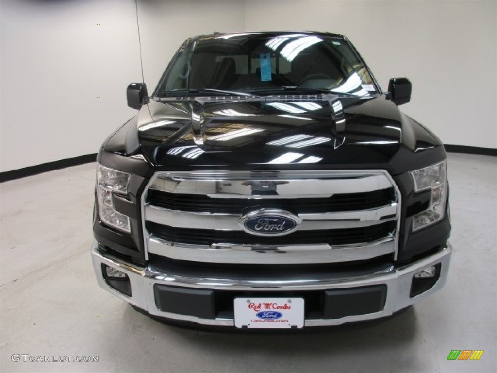 2016 F150 Lariat SuperCrew - Shadow Black / Black photo #2