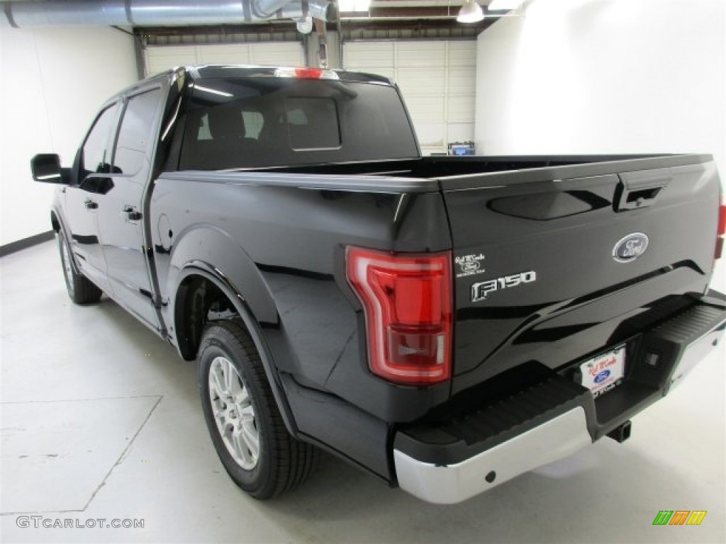 2016 F150 Lariat SuperCrew - Shadow Black / Black photo #5