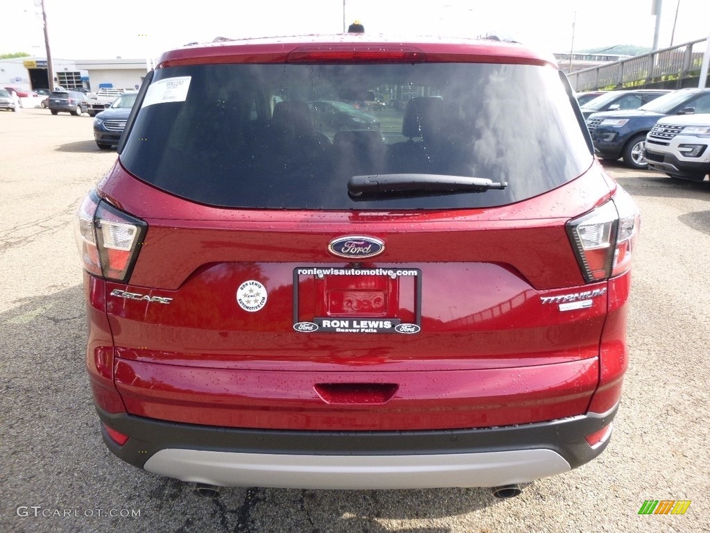 2017 Escape Titanium 4WD - Ruby Red / Charcoal Black photo #3