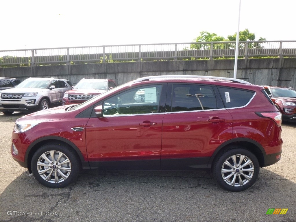 2017 Escape Titanium 4WD - Ruby Red / Charcoal Black photo #5