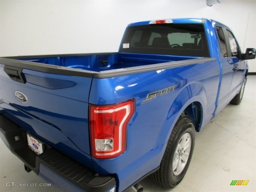 2016 F150 XL SuperCab - Blue Flame / Medium Earth Gray photo #7