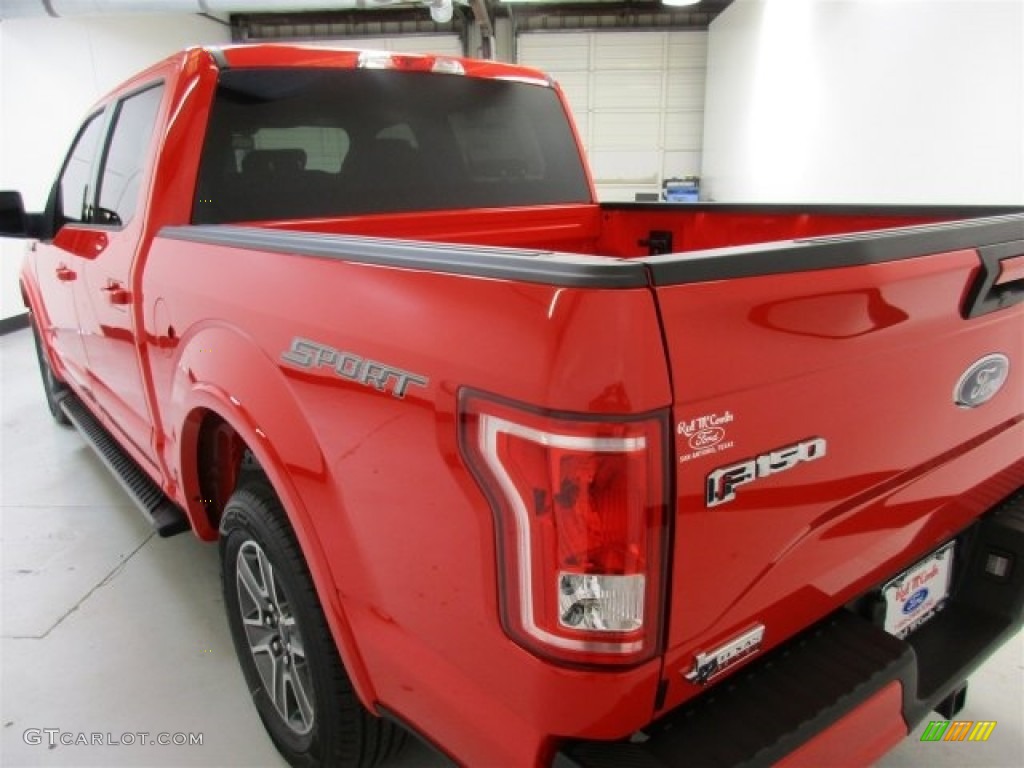 2016 F150 XLT SuperCrew - Race Red / Black photo #5