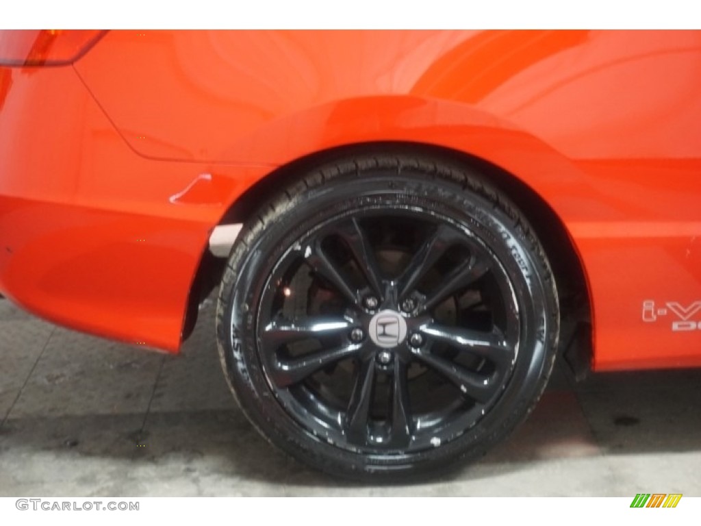 2006 Civic Si Coupe - Habanero Red Pearl / Black photo #60