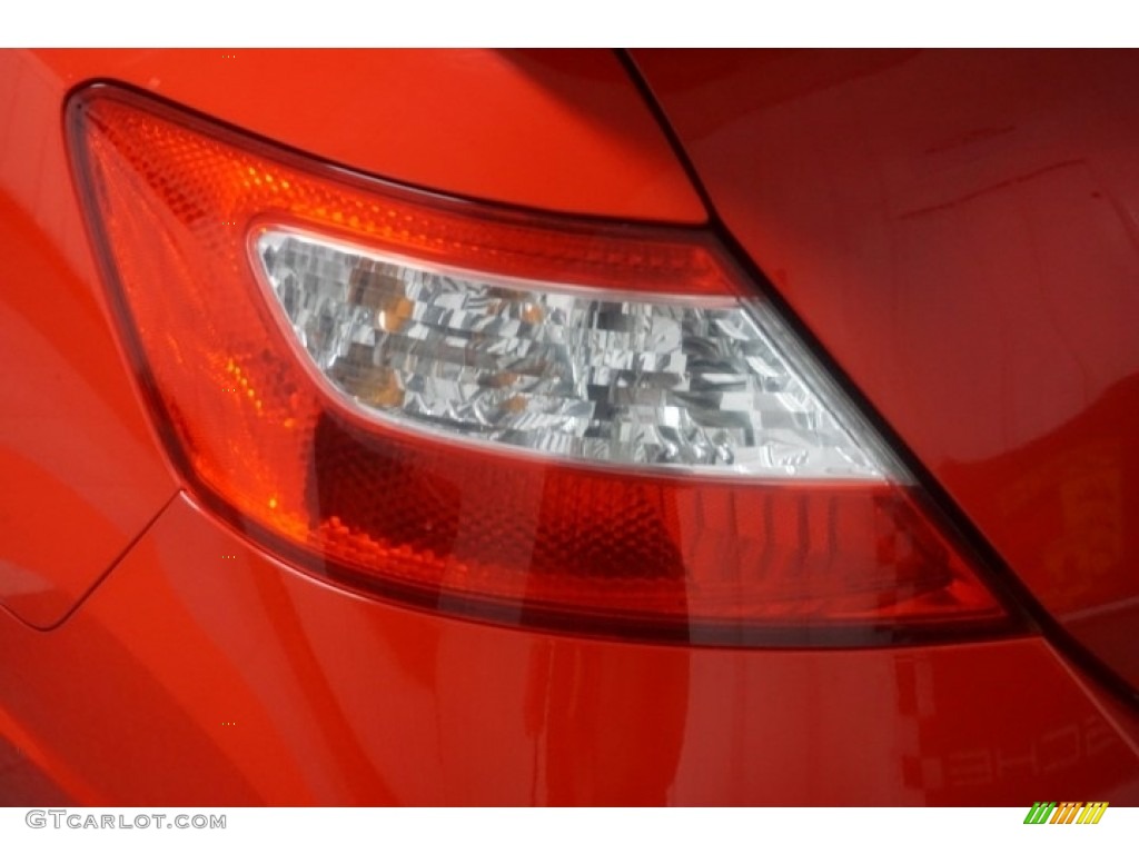 2006 Civic Si Coupe - Habanero Red Pearl / Black photo #63