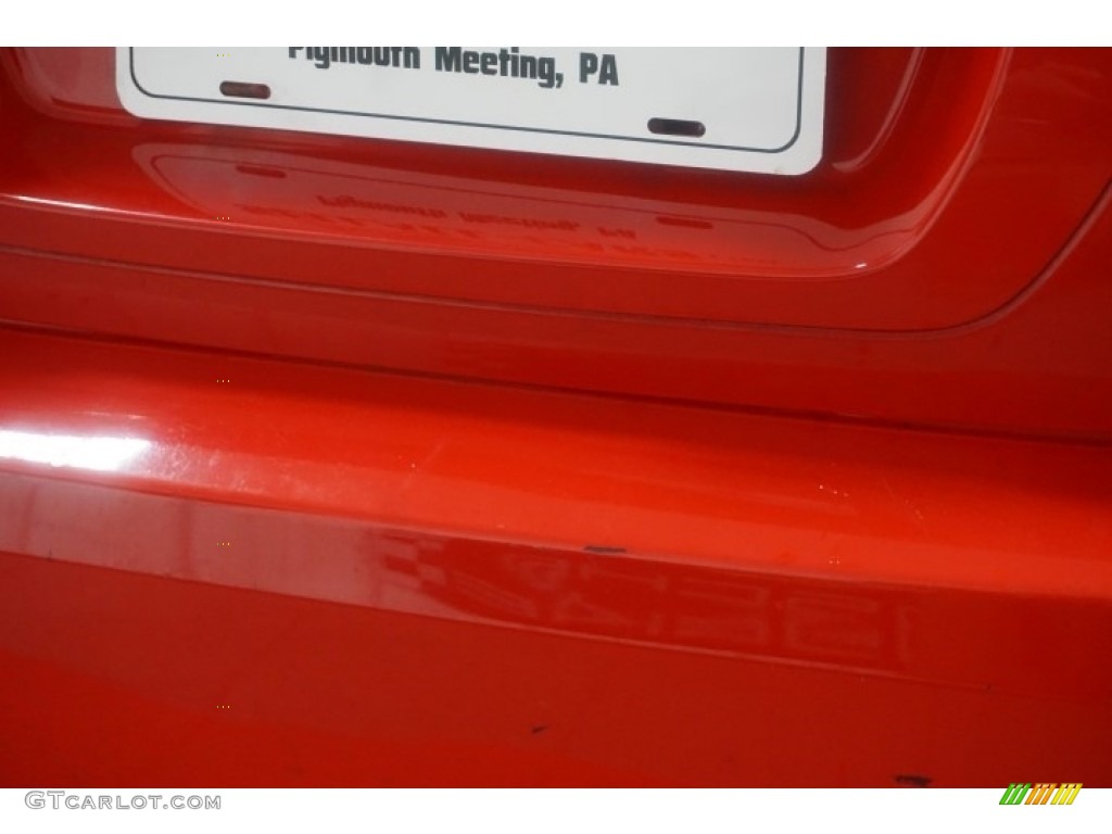 2006 Civic Si Coupe - Habanero Red Pearl / Black photo #68