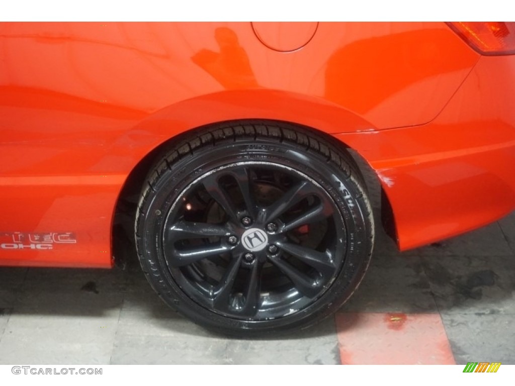 2006 Civic Si Coupe - Habanero Red Pearl / Black photo #73