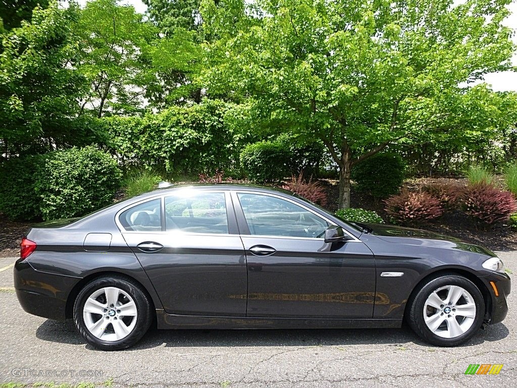 2013 5 Series 528i xDrive Sedan - Dark Graphite Metallic II / Everest Gray photo #6