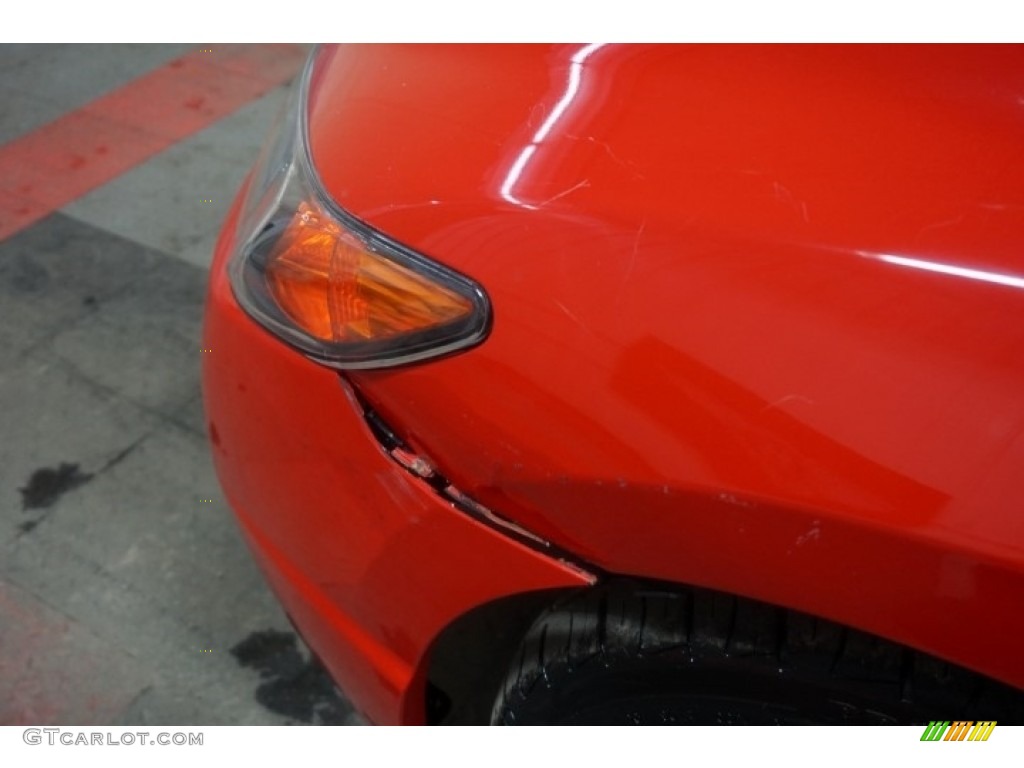 2006 Civic Si Coupe - Habanero Red Pearl / Black photo #83