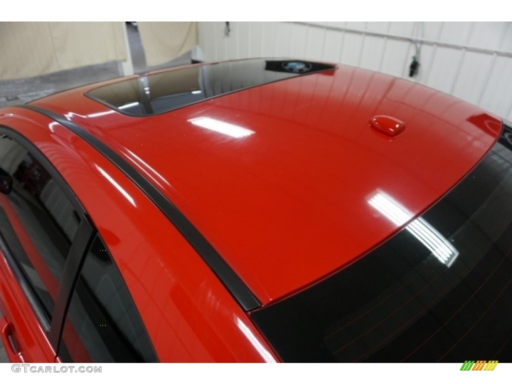 2006 Civic Si Coupe - Habanero Red Pearl / Black photo #88