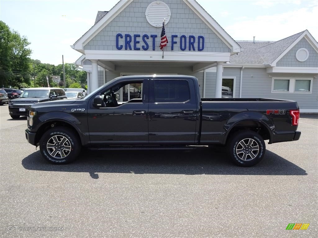 2016 F150 XLT SuperCrew 4x4 - Lithium Gray / Black photo #4