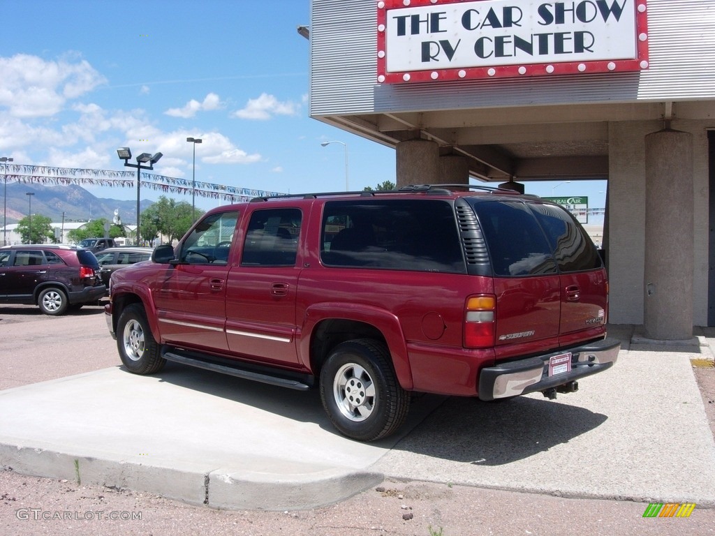 2002 Suburban 1500 LT 4x4 - Redfire Metallic / Medium Gray/Neutral photo #3