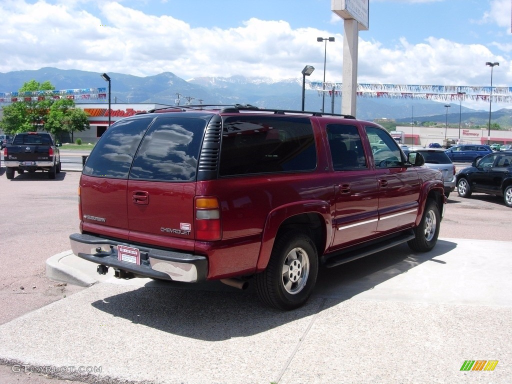 2002 Suburban 1500 LT 4x4 - Redfire Metallic / Medium Gray/Neutral photo #5