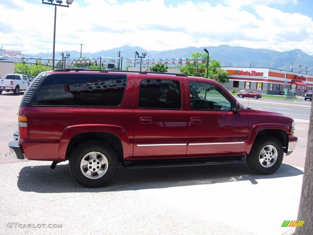 2002 Suburban 1500 LT 4x4 - Redfire Metallic / Medium Gray/Neutral photo #6