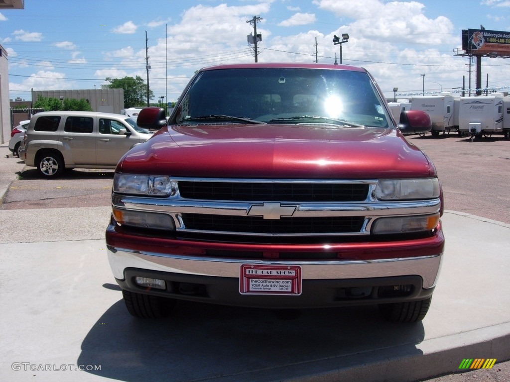 2002 Suburban 1500 LT 4x4 - Redfire Metallic / Medium Gray/Neutral photo #8