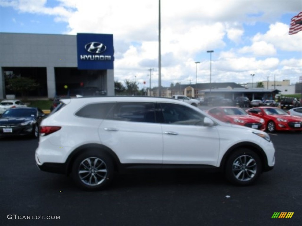 2017 Santa Fe Limited - Monaco White / Gray photo #8