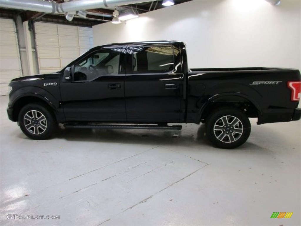 2016 F150 XLT SuperCrew - Shadow Black / Black photo #4