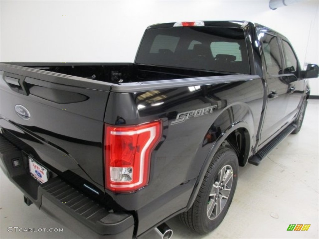 2016 F150 XLT SuperCrew - Shadow Black / Black photo #7