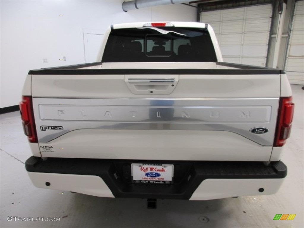 2016 F150 Platinum SuperCrew - White Platinum / Platinum Black photo #6
