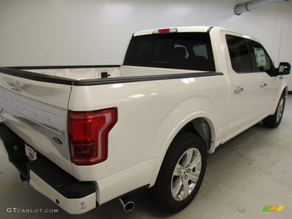 2016 F150 Platinum SuperCrew - White Platinum / Platinum Black photo #7