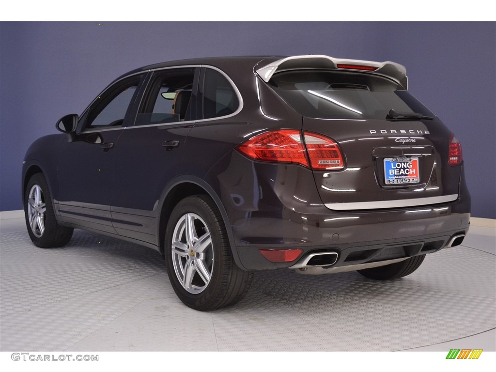 2014 Cayenne Platinum Edition - Mahogany Metallic / Luxor Beige photo #5