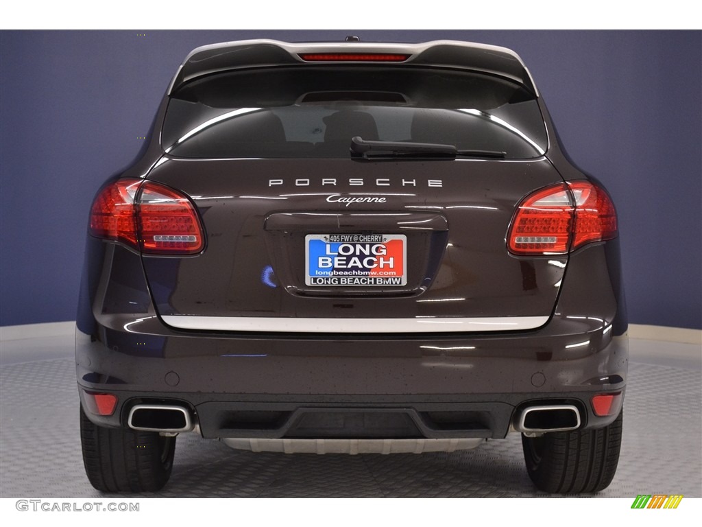 2014 Cayenne Platinum Edition - Mahogany Metallic / Luxor Beige photo #6