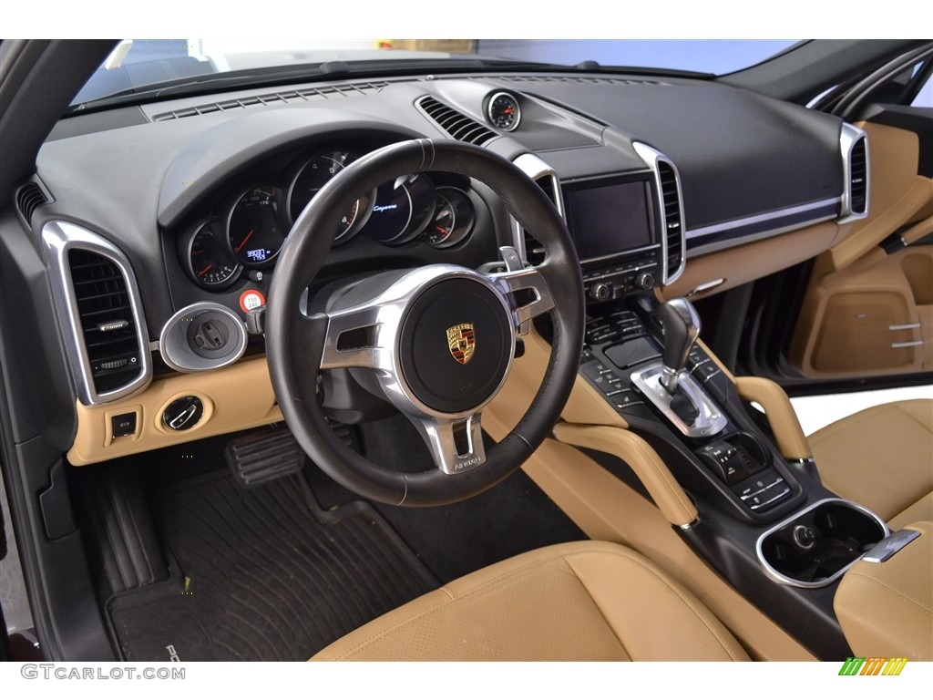 2014 Cayenne Platinum Edition - Mahogany Metallic / Luxor Beige photo #11