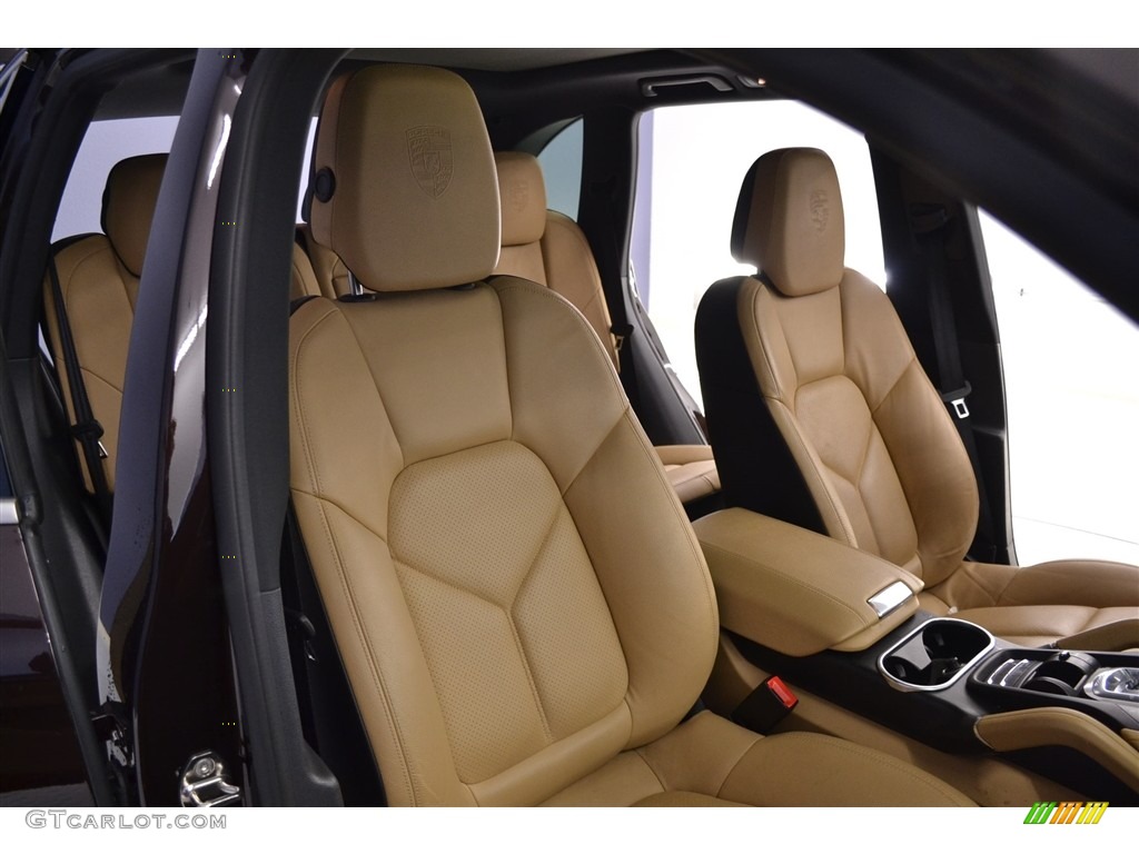 2014 Cayenne Platinum Edition - Mahogany Metallic / Luxor Beige photo #17