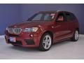 2014 Vermilion Red Metallic BMW X3 xDrive28i  photo #3