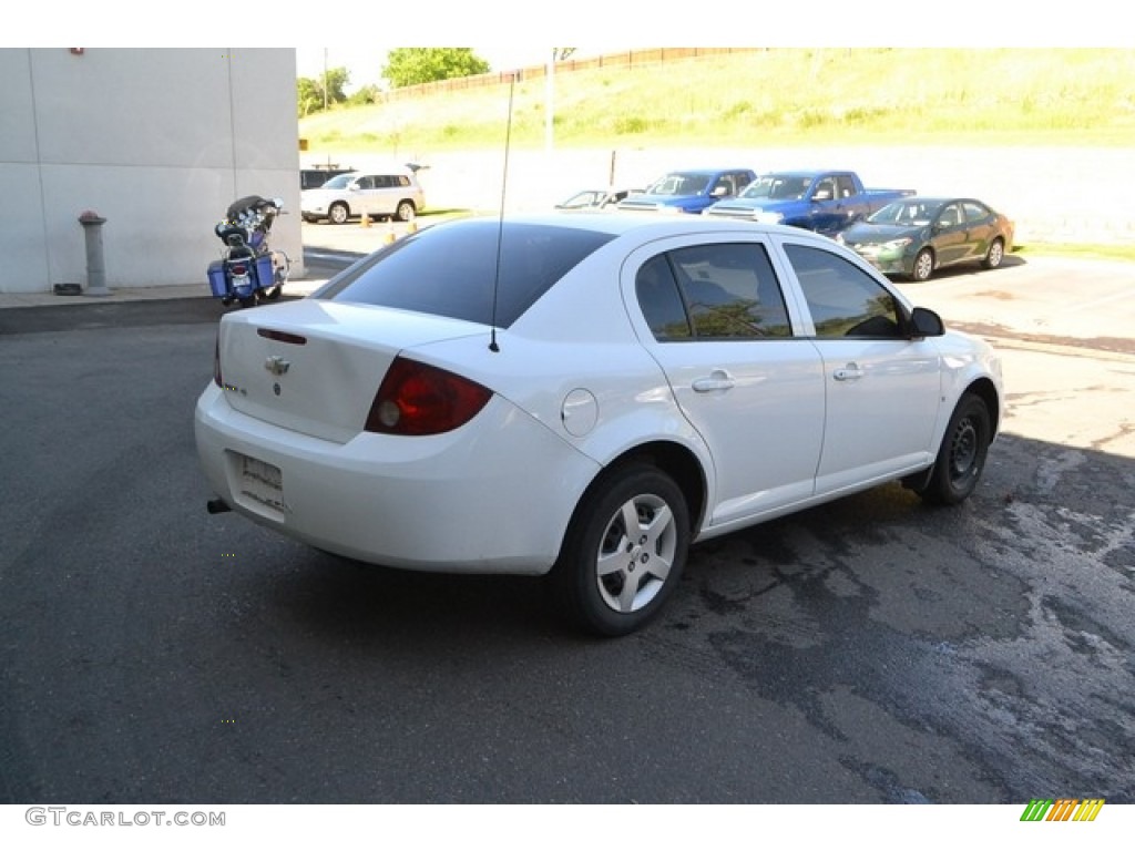 2007 Cobalt LS Sedan - Summit White / Gray photo #2