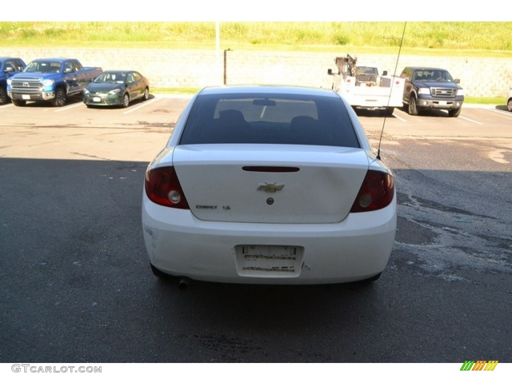 2007 Cobalt LS Sedan - Summit White / Gray photo #3