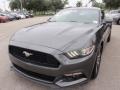 2016 Magnetic Metallic Ford Mustang EcoBoost Premium Coupe  photo #14