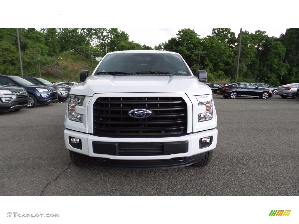 2016 F150 XLT SuperCab 4x4 - Oxford White / Black photo #2