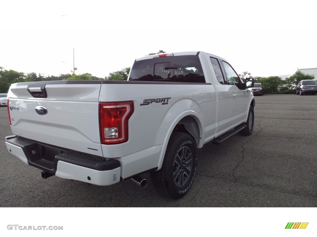 2016 F150 XLT SuperCab 4x4 - Oxford White / Black photo #5
