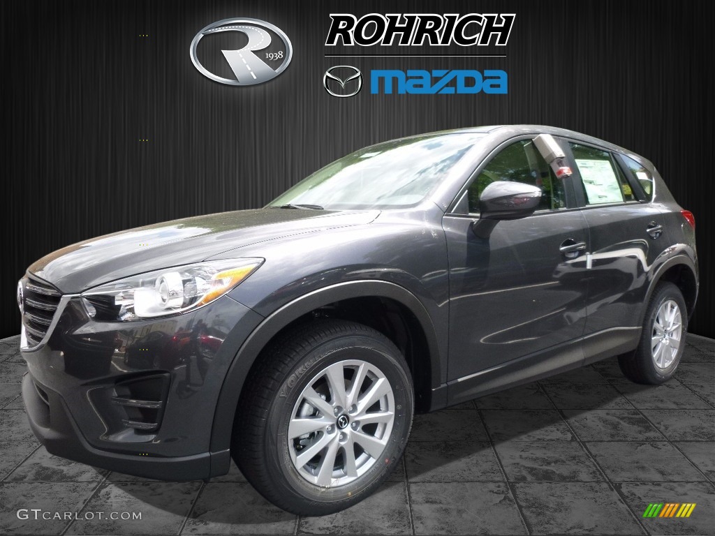 2016 CX-5 Sport AWD - Meteor Gray Mica / Black photo #4