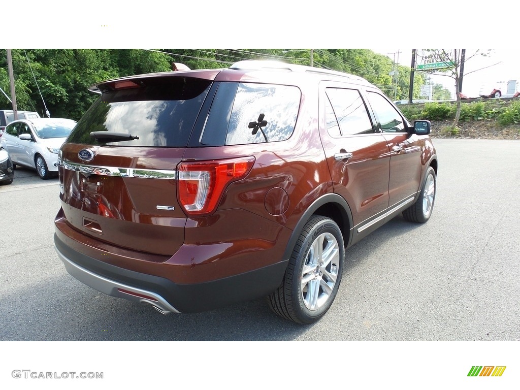 2016 Explorer Limited 4WD - Bronze Fire Metallic / Medium Light Camel photo #7