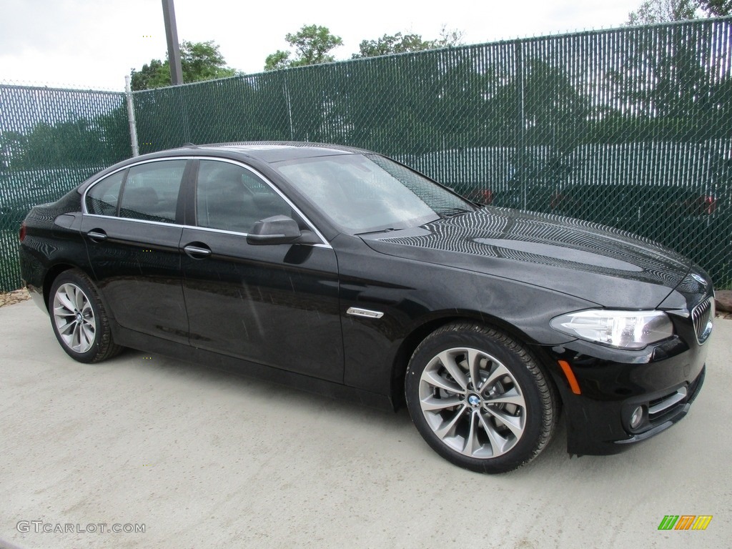 2016 5 Series 528i xDrive Sedan - Jet Black / Black photo #1
