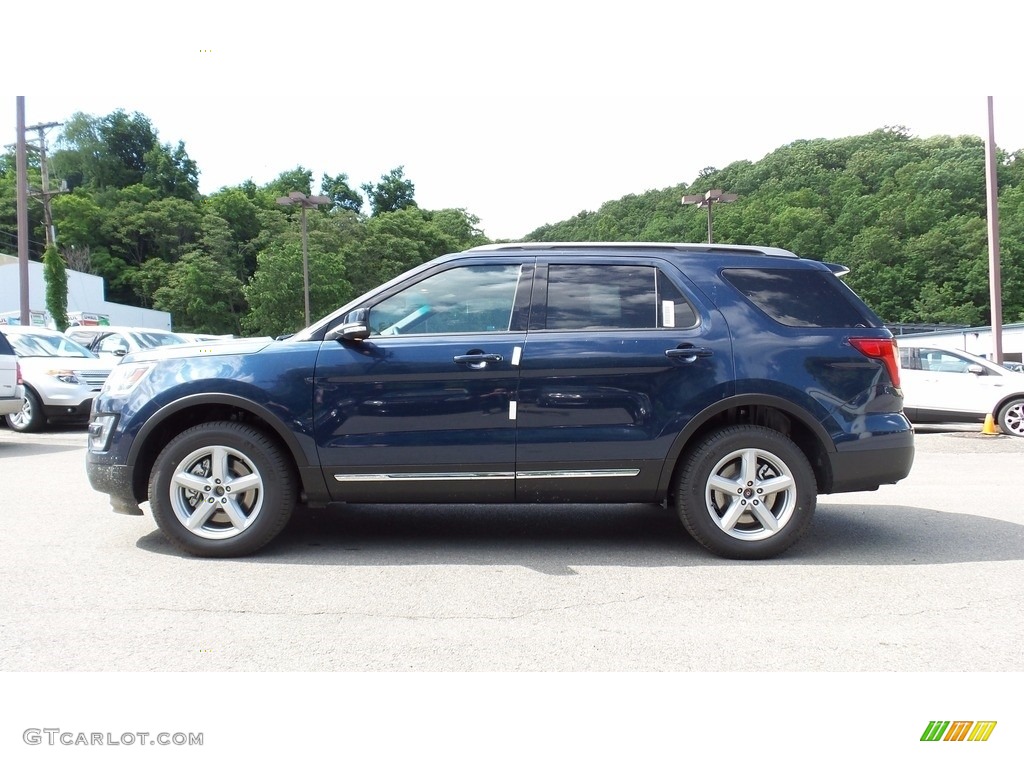 2016 Explorer XLT 4WD - Blue Jeans Metallic / Ebony Black photo #1