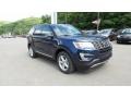 2016 Blue Jeans Metallic Ford Explorer XLT 4WD  photo #4